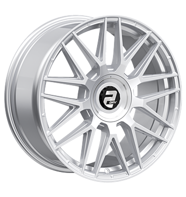 2DRV 2DRV WH43 race silber lackiert 8.0 × 18.0
