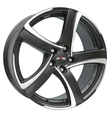 EAN 4046003016729, ALUTEC SHARK RACING BLACK FRONT POLISHED, 7x16 ET:38 ML:70.2