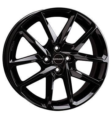 EAN 4051665061413, BORBET N BLACK GLOSSY, 7x17 ET:38 ML:64