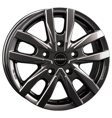EAN 4051665054644, BORBET CW5 MISTRAL ANTHRACITE GLOSSY, 6.5x16 ET:60 ML:65.1