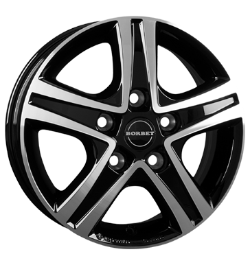 EAN 4051665045567, BORBET CWD BLACK GLOSSY POLISHED, 6x16 ET:68 ML:71.1
