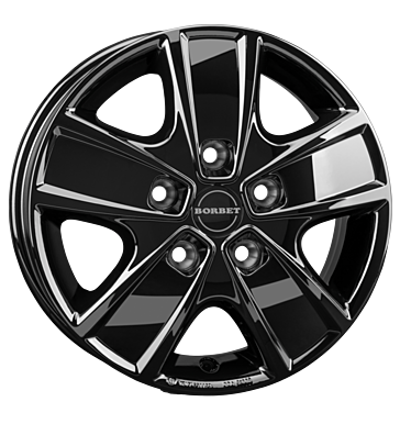 EAN 4051665059786, BORBET CWG BLACK GLOSSY, 6x16 ET:68 ML:78.1