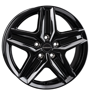 EAN 4051665056747, BORBET CWZ BLACK GLOSSY, 7.5x18 ET:48 ML:66.5