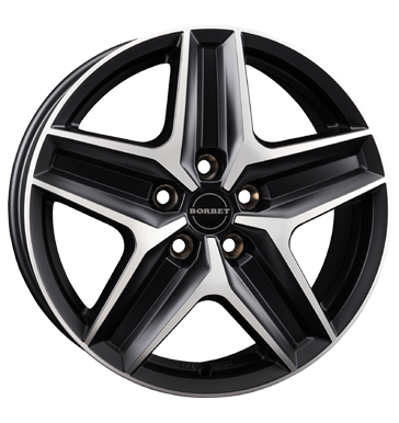 EAN 4051665056754, BORBET CWZ BLACK POLISHED MATT, 7.5x18 ET:48 ML:66.5