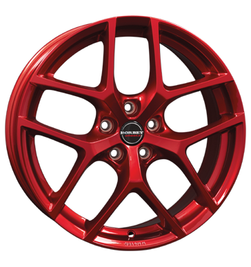 EAN 4051665034912, BORBET Y CANDY RED, 8x19 ET:50 ML:72.5