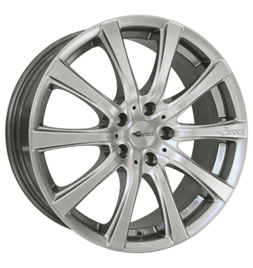 EAN 4250145496763, BROCK B21 CHROM SILBER, 8x18 ET:43 ML:66.1