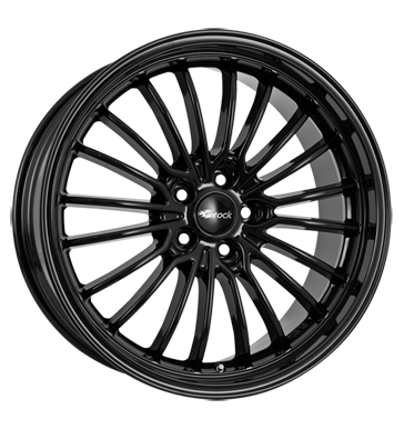 EAN 4250145457450, BROCK B24GP SCHWARZ GLANZ, 8.5x19 ET:45 ML:72.6