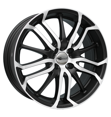EAN 4250145451946, BROCK B26 SCHWARZ MATT FRONTPOLIERT, 7.5x17 ET:38 ML:72.6