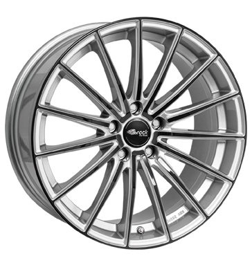 EAN 4250996304989, BROCK B36 KRISTALLSILBER BLACK, 8.5x19 ET:44 ML:72.6