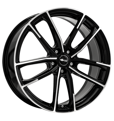 EAN 4250996317866, BROCK B38 SCHWARZ FRONT-POLIERT, 8x20 ET:35 ML:64.1