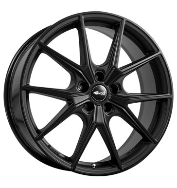 EAN 4250996330704, BROCK B40 SATIN-BLACK MATT-LACKIERT, 9x19 ET:49 ML:66.6