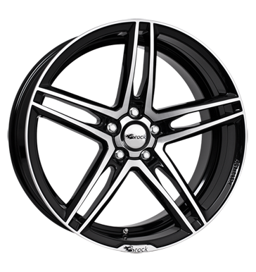 EAN 4250145404317, BROCK B33 BLACK FRONT POLISHED, 8.5x18 ET:45 ML:72.6