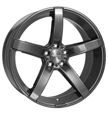 EAN 4250145420560, BROCK B35 TITAN METALLIC LACKIERT, 8.5x19 ET:38 ML:72.6