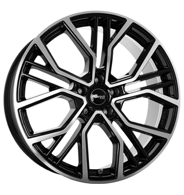 EAN 4250996340482, BROCK B41 SCHWARZ FRONT-POLIERT, 9x20 ET:20 ML:66.6