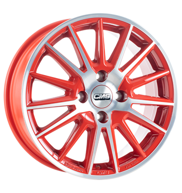 EAN 4250314129973, CMS C23 DIAMOND RED GLOSS, 6x15 ET:40 ML:60.1