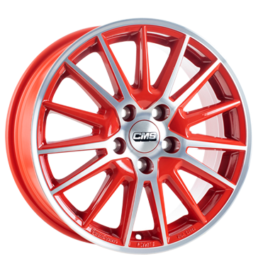EAN 4250314129980, CMS C23 DIAMOND RED GLOSS, 6x15 ET:40 ML:66.1