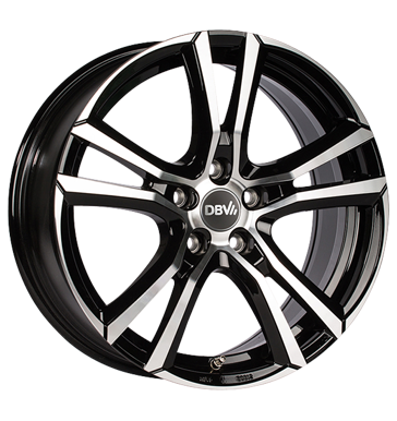 DBV DBV Andorra schwarz poliert 7.5 × 17.0