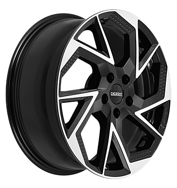 Dezent Dezent AP dark black polished 7.5 × 18.0