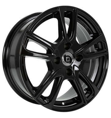 Diewe Wheels Diewe Wheels Astral glossy black 6.5 × 16.0