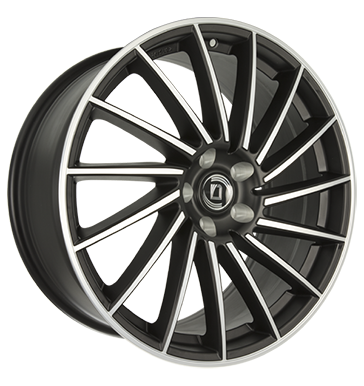 Diewe Wheels Diewe Wheels Briosa Nero machined 8.0 × 18.0