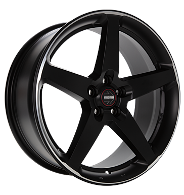 Diewe Wheels Diewe Wheels Five black matt polish 8.0 × 17.0
