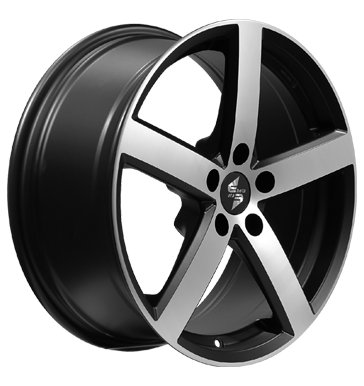 Eta Beta Eta Beta Eros black matt polish 7.5 × 17.0