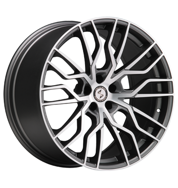 Eta Beta Eta Beta Medusa anthracite matt full polish 9.0 × 20.0