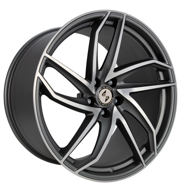 Eta Beta Eta Beta Heron anthracite matt full polish 8.5 × 20.0