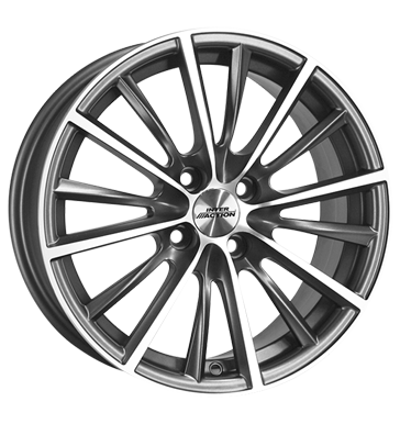 Inter Action Inter Action Velocity anthracite matt polished 6.5 × 15.0