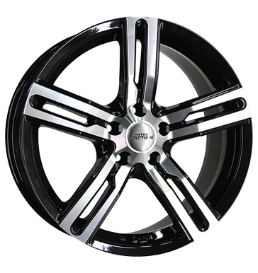 Inter Action Kargin black glossy polished