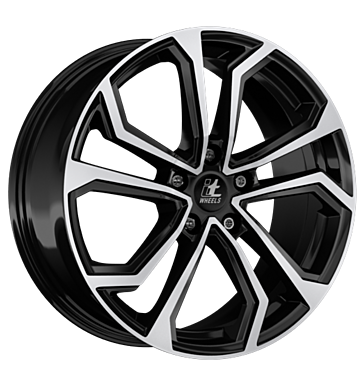 it Wheels it Wheels Ella gloss black polished 6.5 × 16.0