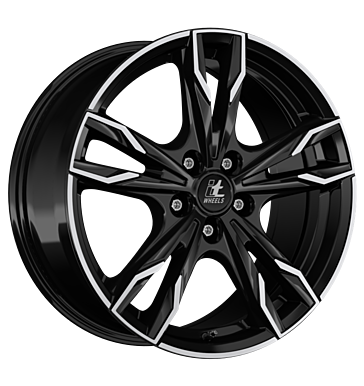 it Wheels it Wheels Gina gloss black polished 7.5 × 19.0