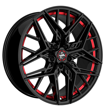 Keskin Keskin KT25 Pearl black painted red inside 8.5 × 20.0