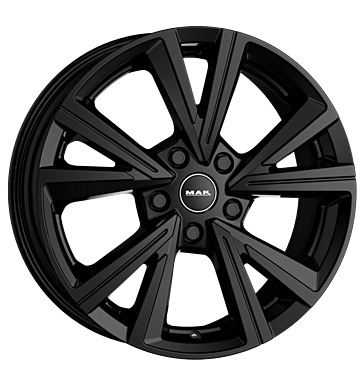 MAK MAK Qvarz gloss black 7.5 × 17.0