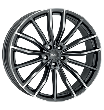 MAK MAK Rapp-D gun metal - mirror face 10.5 × 21.0