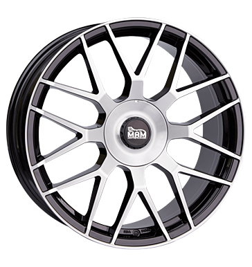 EAN 4250084603277, MAM GT1 BLACK FRONT POLISH, 8.5x20 ET:30 5/112.00 ML:66.6