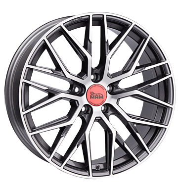 EAN 4250084655450, MAM RS4 PALLADIUM FRONT POLISH, 8.5x20 ET:45 5/108.00 ML:72.6