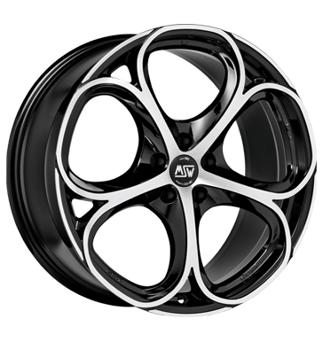 EAN 8027529168334, MSW 82 GLOSS BLACK FULL POLISHED, 9x20 ET:31 5/110.00 ML:65.06