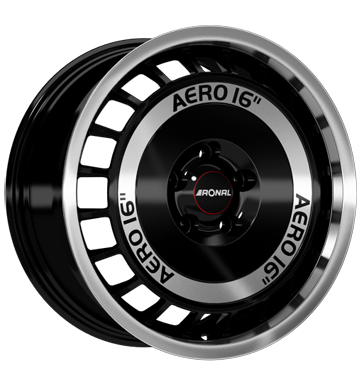 Ronal Ronal R50 AERO schwarz-frontkopiert 7.5 × 16.0