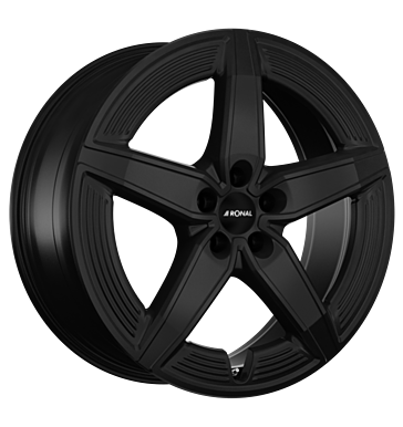 Ronal Ronal R72 jetblack matt 8.5 × 20.0