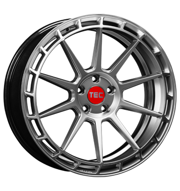 TEC Speedwheels TEC Speedwheels GT 8 hyper-silber 9.0 × 19.0