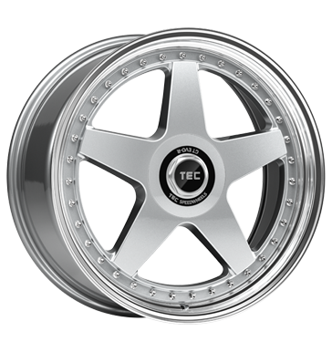 TEC Speedwheels TEC Speedwheels GT Evo-R hyper-silber-hornpoliert 8.0 × 18.0
