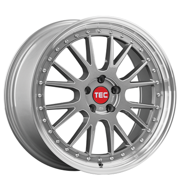 TEC Speedwheels TEC Speedwheels GT Evo titan-polished-lip 8.5 × 20.0