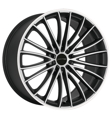 Corspeed Le Mans Mattblack polished Color Trim weiss