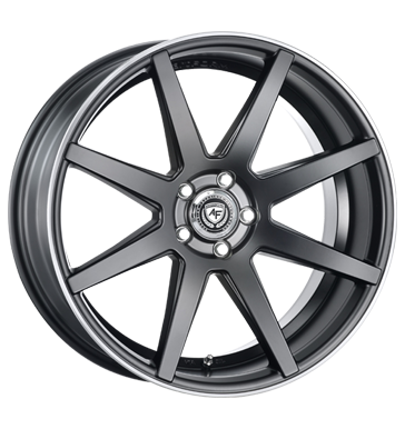 artFORM AF-302 flat black rim polished artFORM AF-302 flat black rim polished