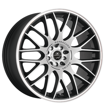Barracuda Karizzma Mattblack polished Color Trim weiss Barracuda Karizzma Mattblack polished Color Trim weiss