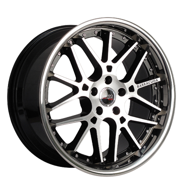 Barracuda Stiletto Rosso highgloss black polished inox lip Barracuda Stiletto Rosso highgloss black polished inox lip