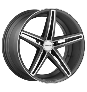 Vossen CV5 matte graphite machined Vossen CV5 matte graphite machined